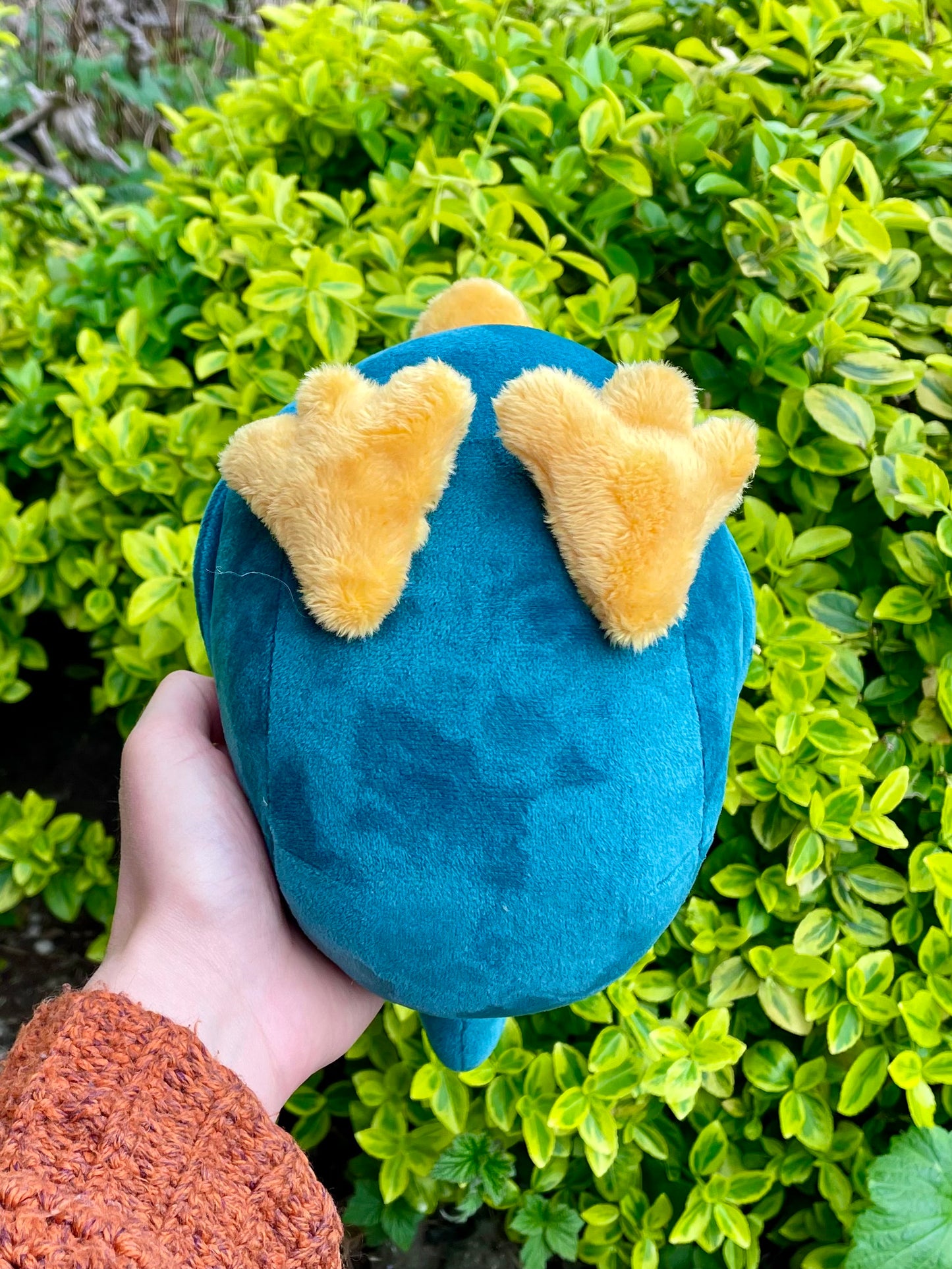 Hand Crafted Plushie - Blue Chicken, Cosy Farming Game Plush, Ready to Post.