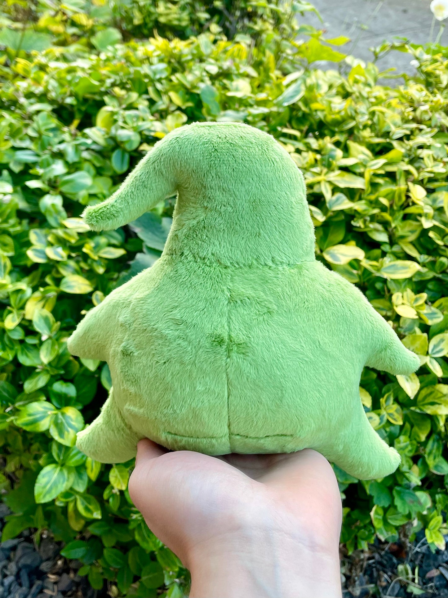 Hand Made Plush - Green Oogie Bag Bug Monster, Christmas Nightmare Hand Crafted Plushie, Ready to Post