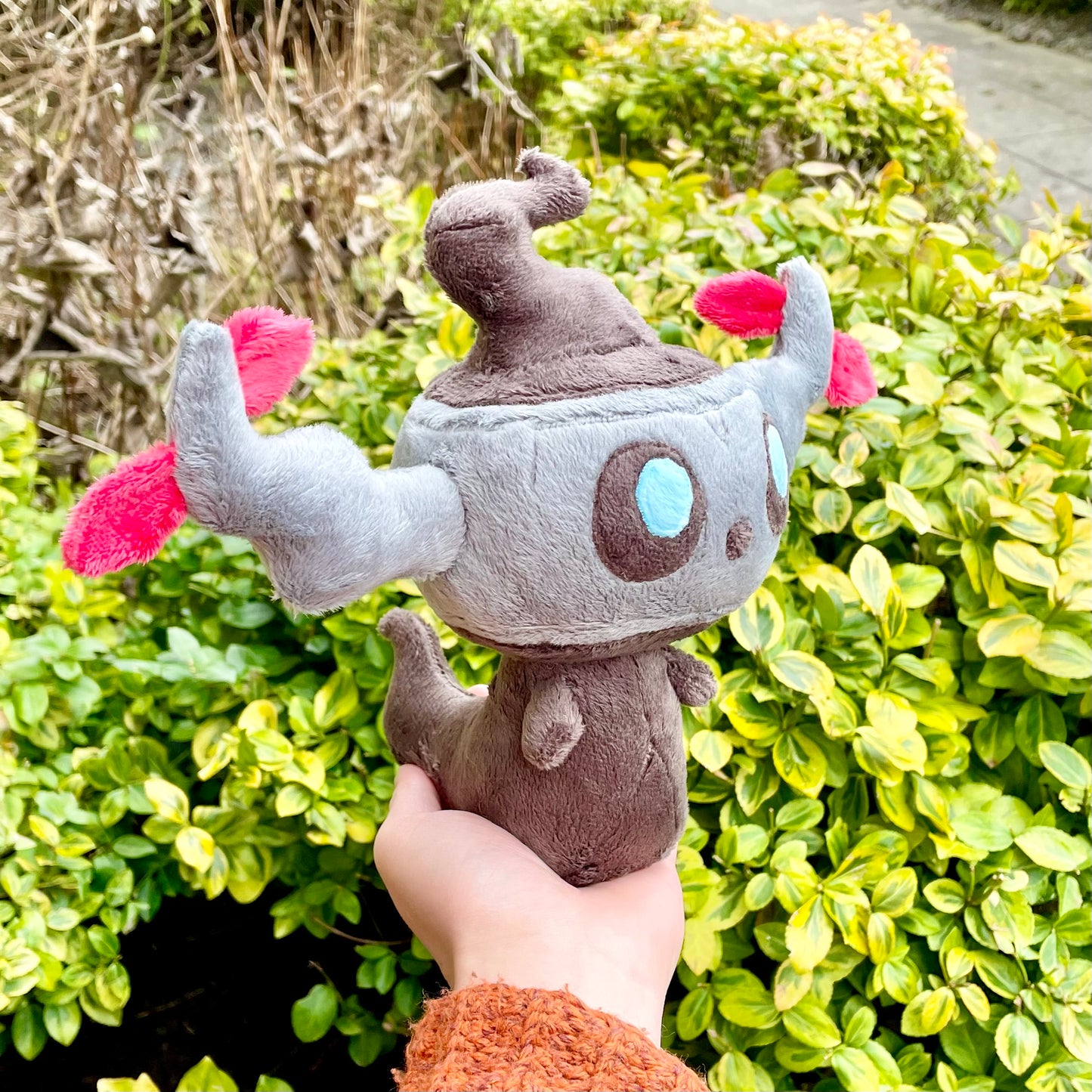 Hand-Crafted Plush, Made to Order - Ghost Tree Stump Pocket Monster, Normal or Shiny Variation