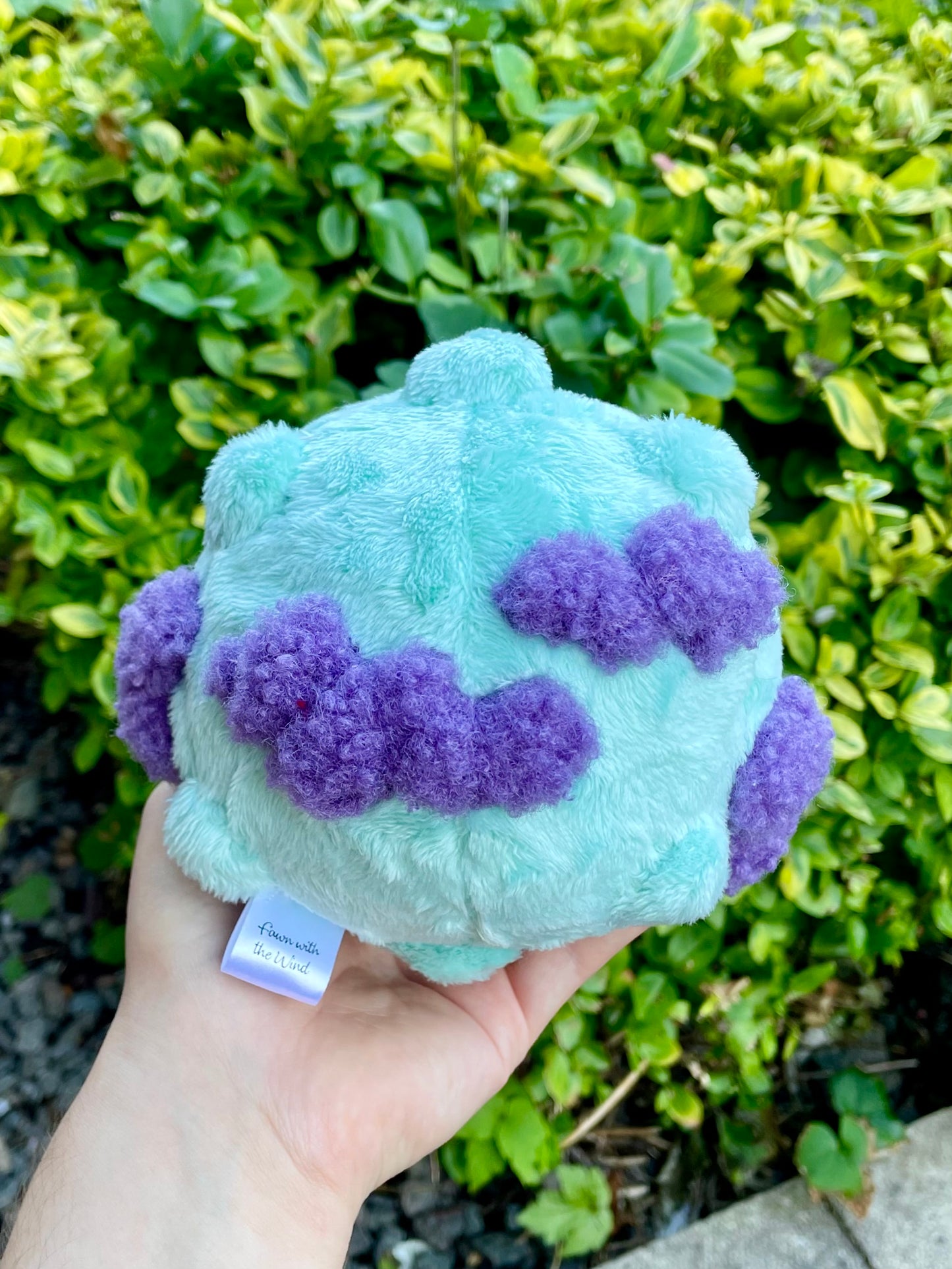 Made to Order Hand Made Plush - Poison Smoke Ball Pocket Monster Plush. Normal, Shiny, Pumpkin, Imitation and Coffee Plushies Available. (Up to 3 Week Wait)