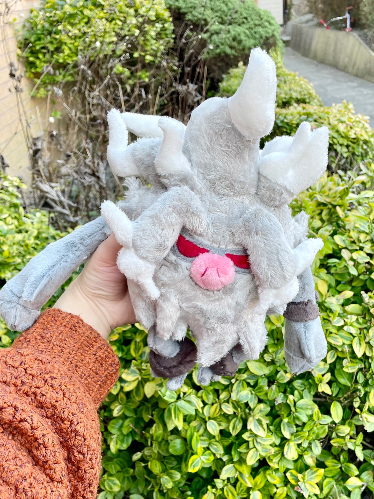 Made to Order Hand Made Plush - Angry Ghost Monkey Pocket Monster Plushie