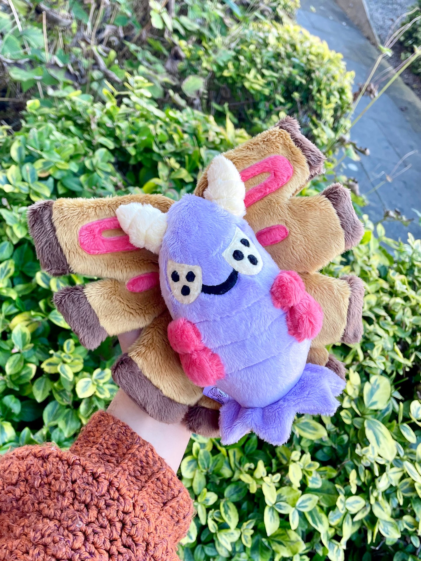 Hand-Crafted Plush, Made to Order - Bug Poison Moth Pocket Monster, Normal or Shiny Variation