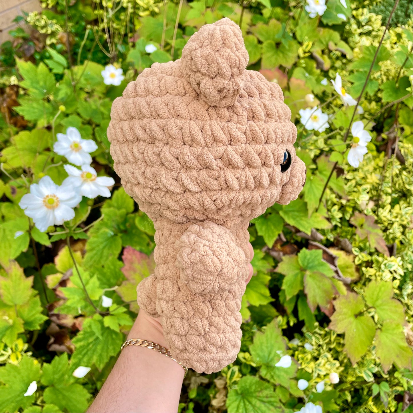 Extra Big Crocheted Stuffed Teddy Bear Plushie