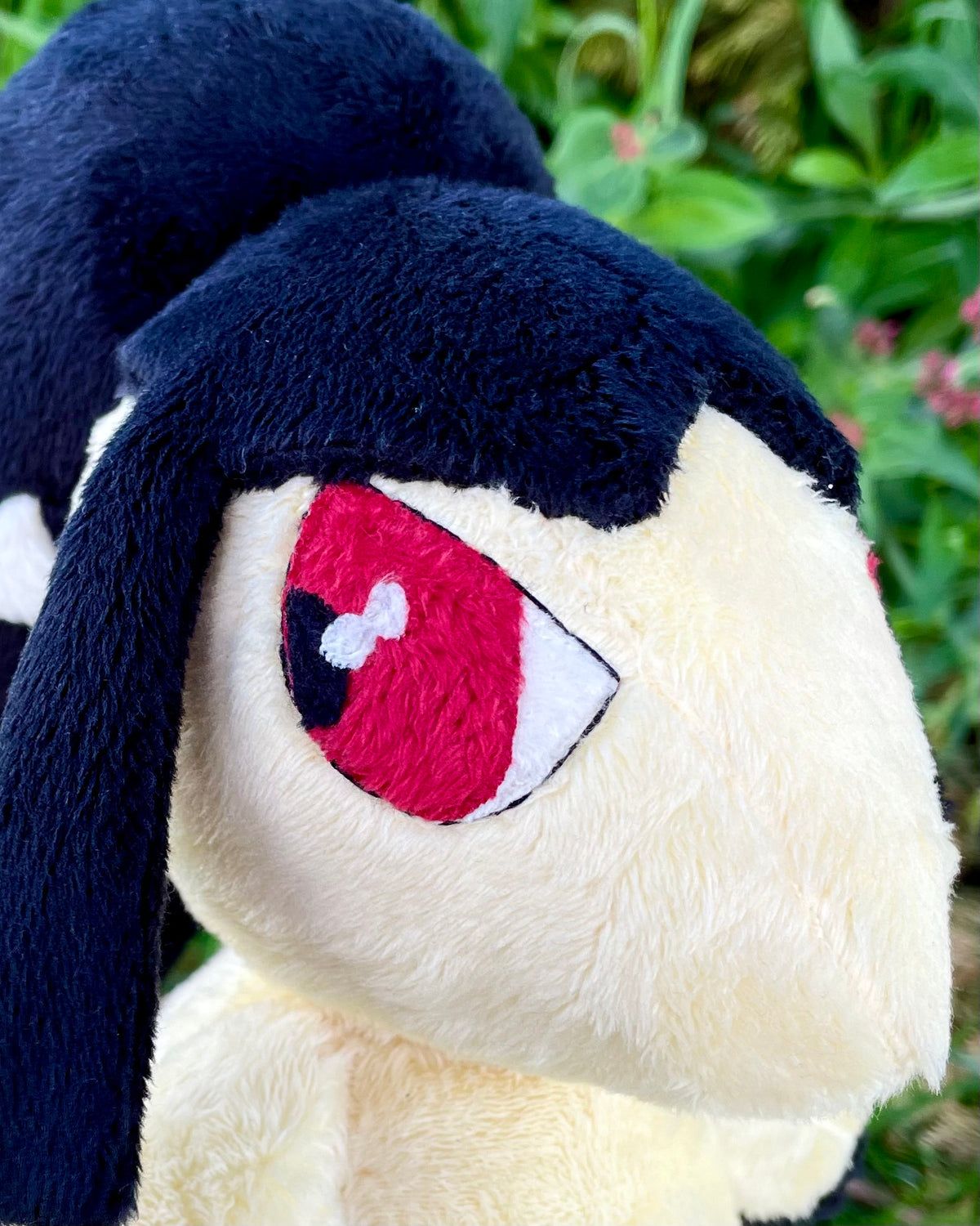 Made to Order Hand Made Plush - Hair Mouth Yokai Pocket Monster Steel Type Plush (3-4 Week Wait Time)