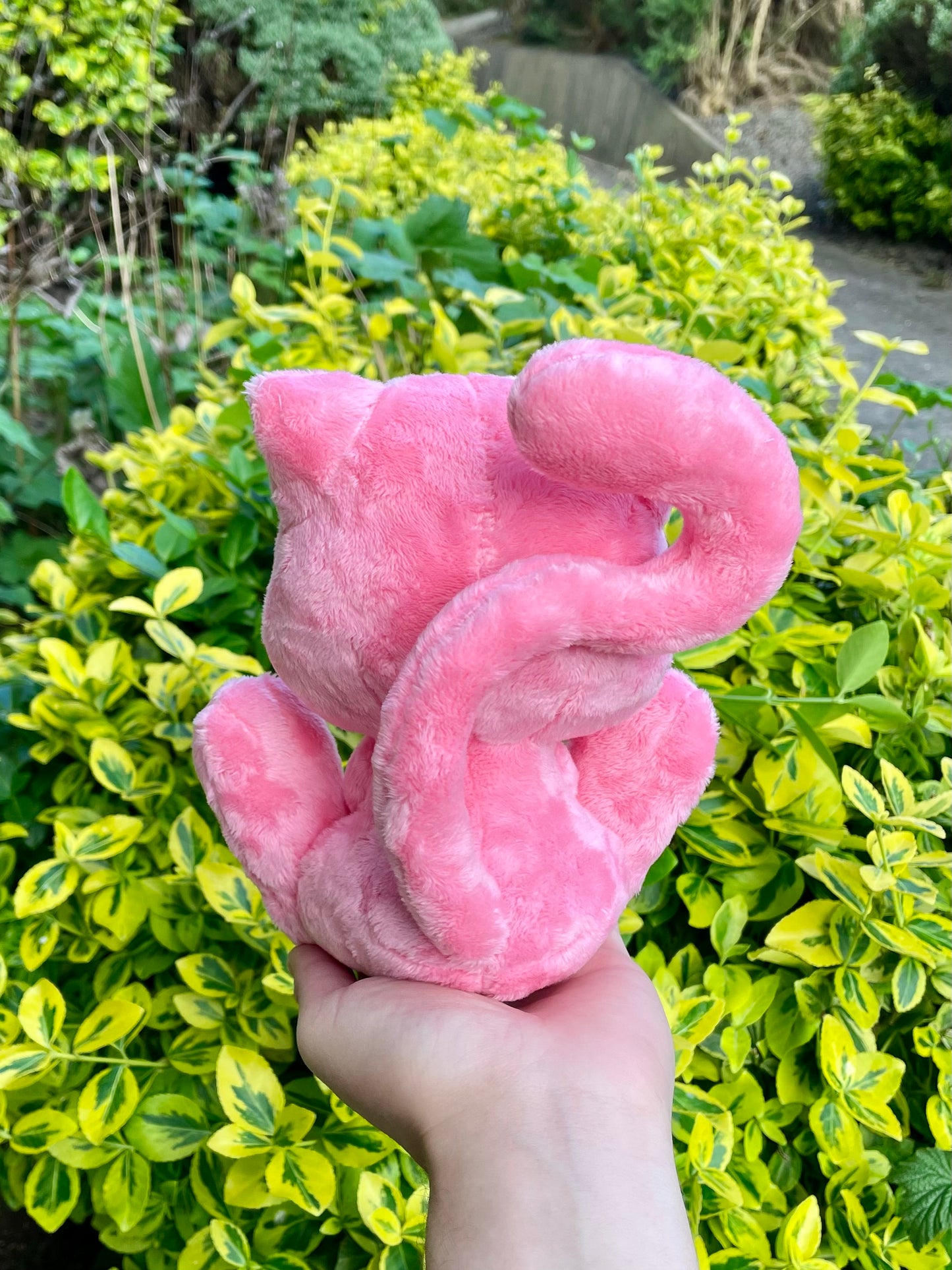 Hand Made Plush - Psychic Pink Pocket Monster Original Gene Plush, Ready to Post.