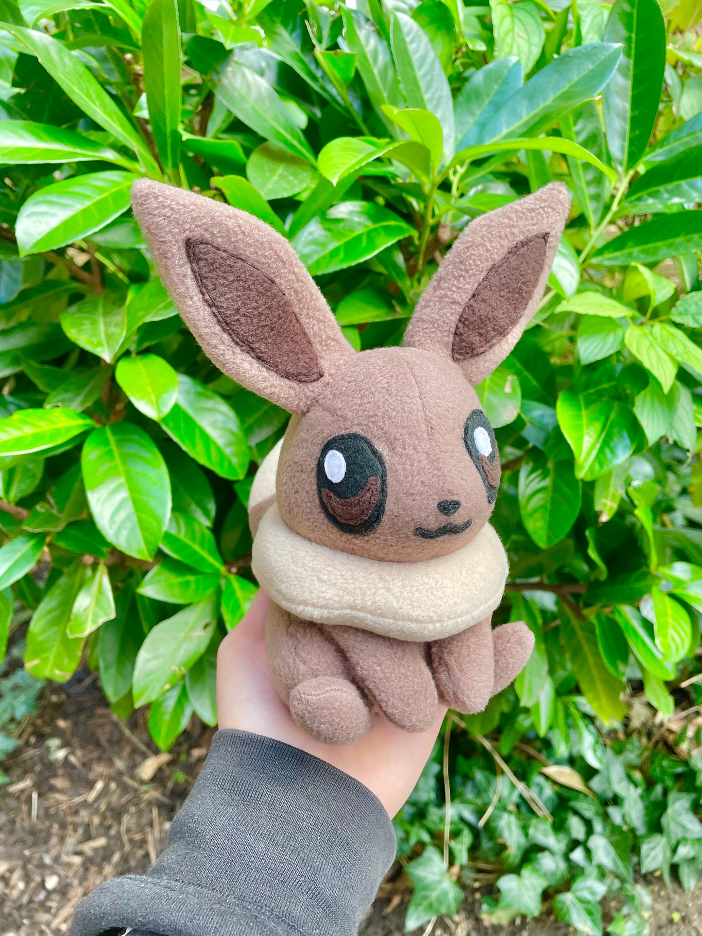 Chestnut Brown and Cream Pokémon inspired Eevee Plush