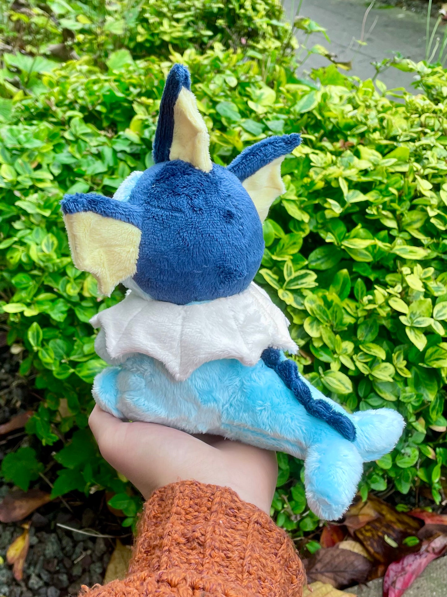 Hand-Crafted Plush - Turquoise Blue and Yellow, Super Soft Water Evolution Plush, Ready to Post