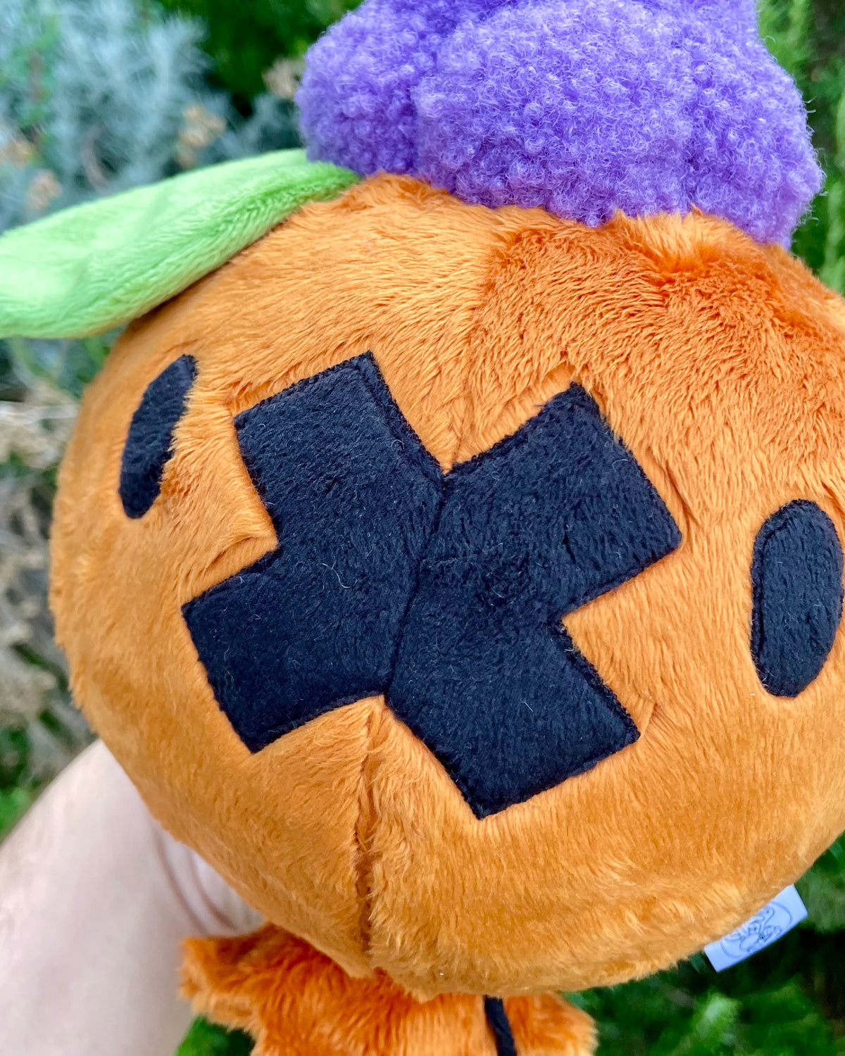 Ready to Post Pumpkin Halloween Ghost Balloon Plush