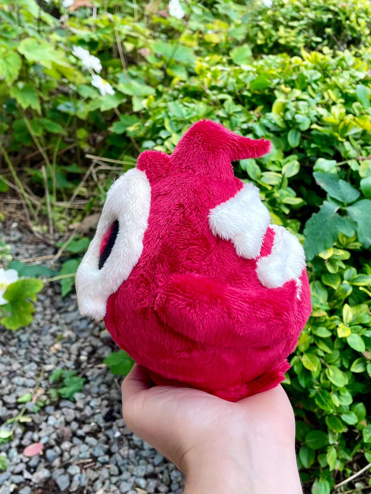Hand-Crafted Plush, Made to Order - Cloaked Ghost Type with Skull Mask Pocket Monster Plush (Up to 3 week wait)