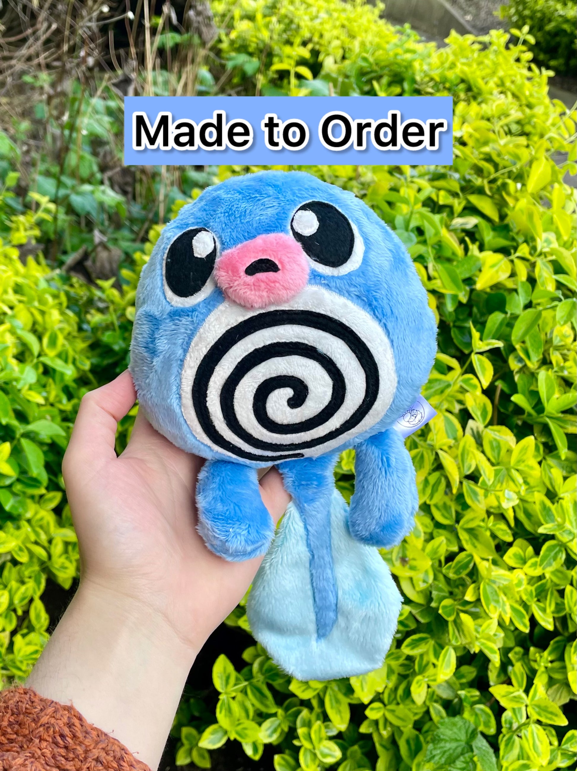 pocket monsters plush Hand-Crafted Plush, Made to Order