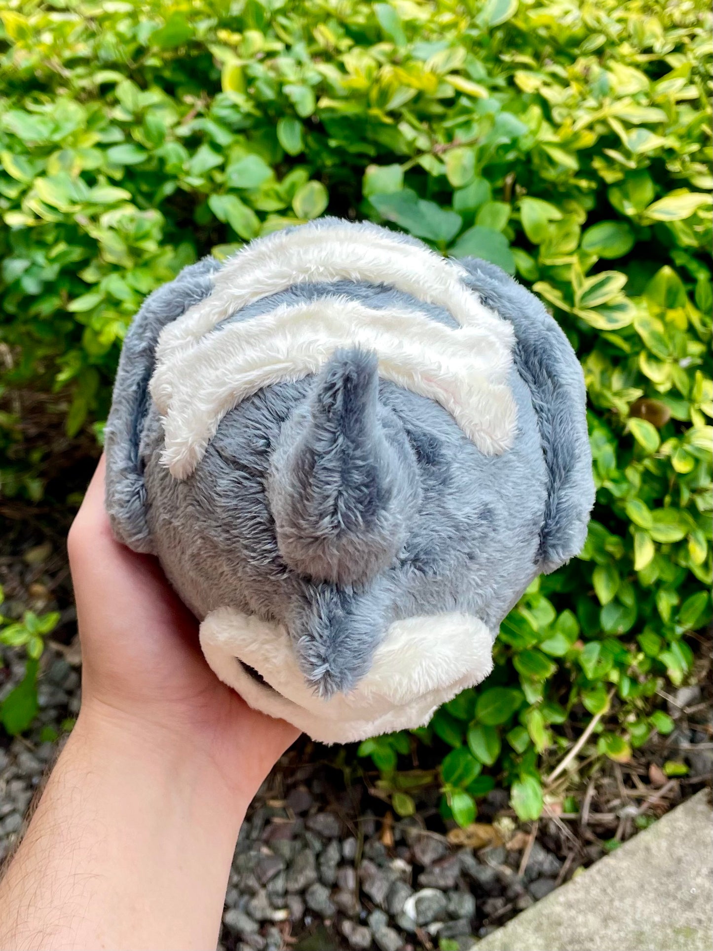 Hand-Crafted Plush, Made to Order - Cloaked Ghost Type with Skull Mask Pocket Monster Plush (Up to 3 week wait)