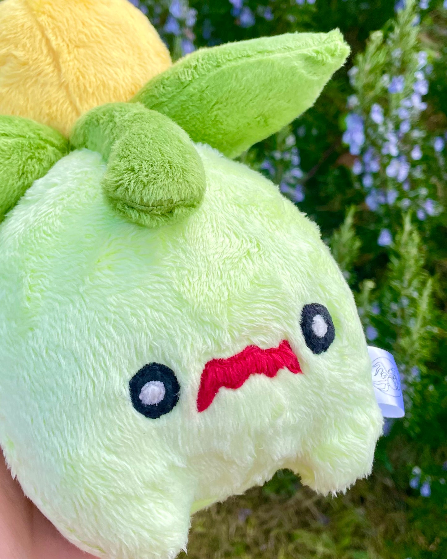 Hand-Crafted Plush, Made to Order - Small Olive Pocket Monster, Normal or Shiny Variation (Up to 4 Week Wait)