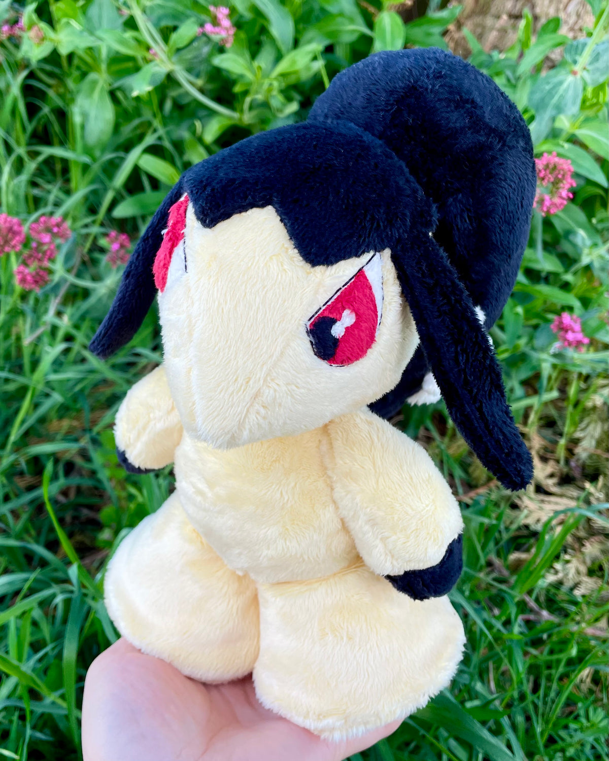 Made to Order Hand Made Plush - Hair Mouth Yokai Pocket Monster Steel Type Plush (3-4 Week Wait Time)