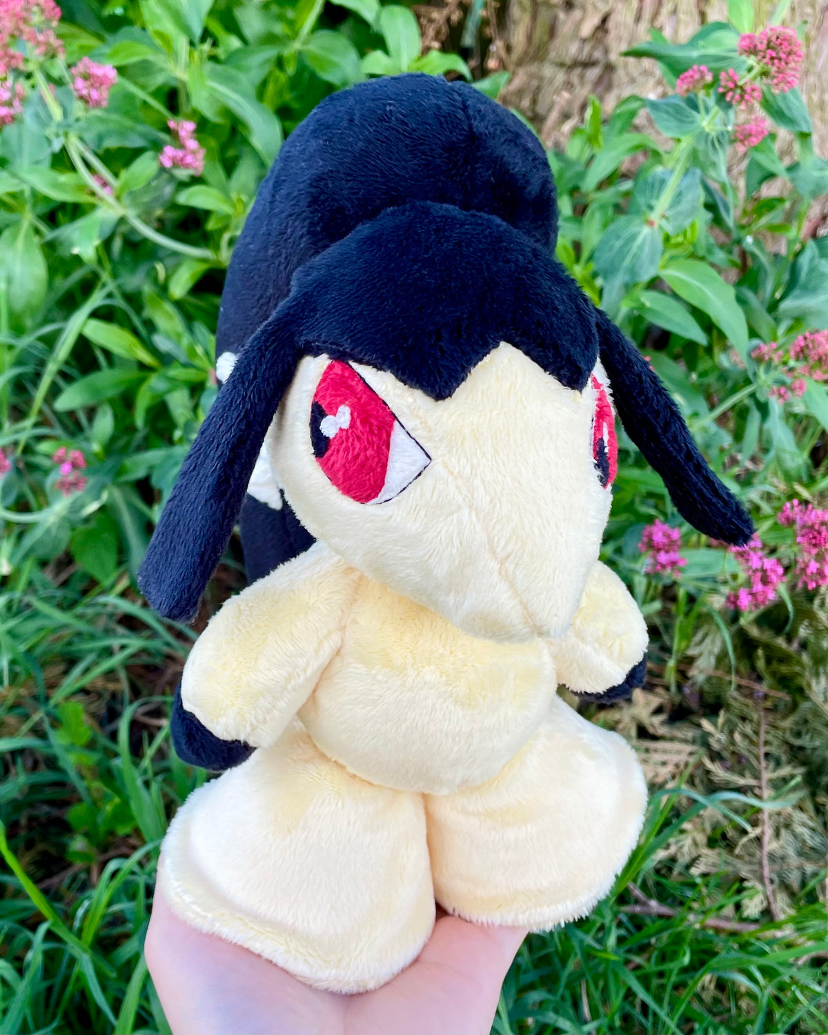 Made to Order Hand Made Plush - Hair Mouth Yokai Pocket Monster Steel Type Plush (3-4 Week Wait Time)