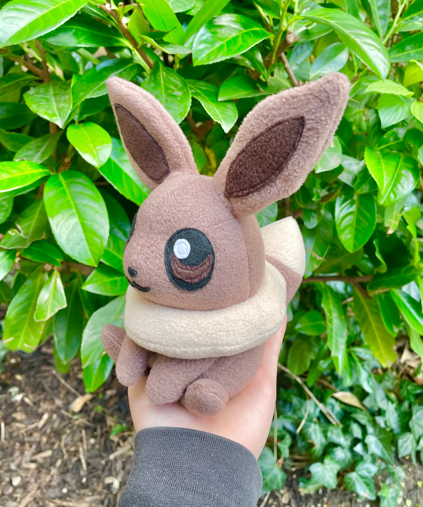 Chestnut Brown and Cream Pokémon inspired Eevee Plush