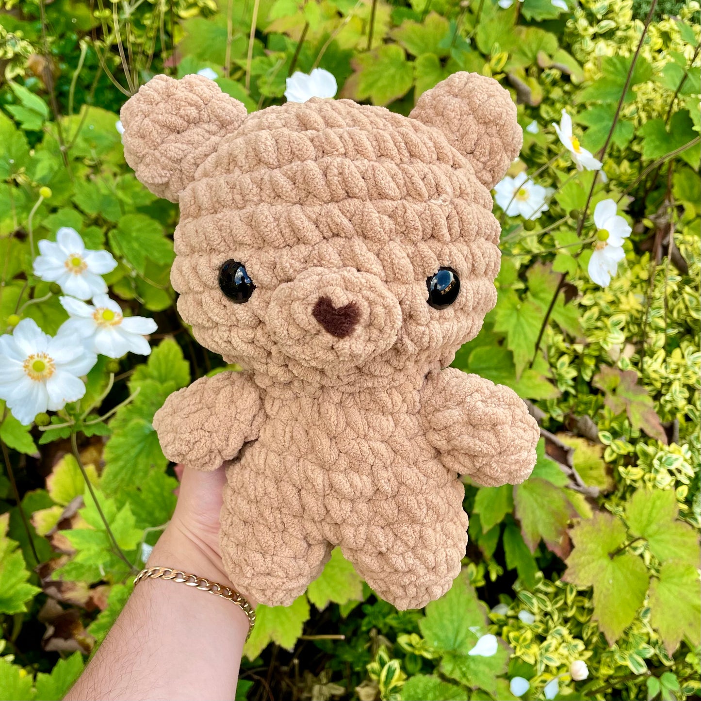 Extra Big Crocheted Stuffed Teddy Bear Plushie