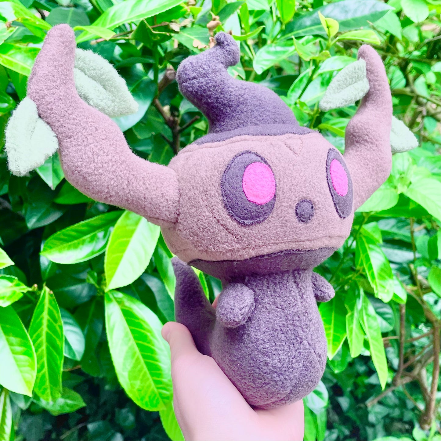 Brown and Grey Pokémon inspired Phantump Plush