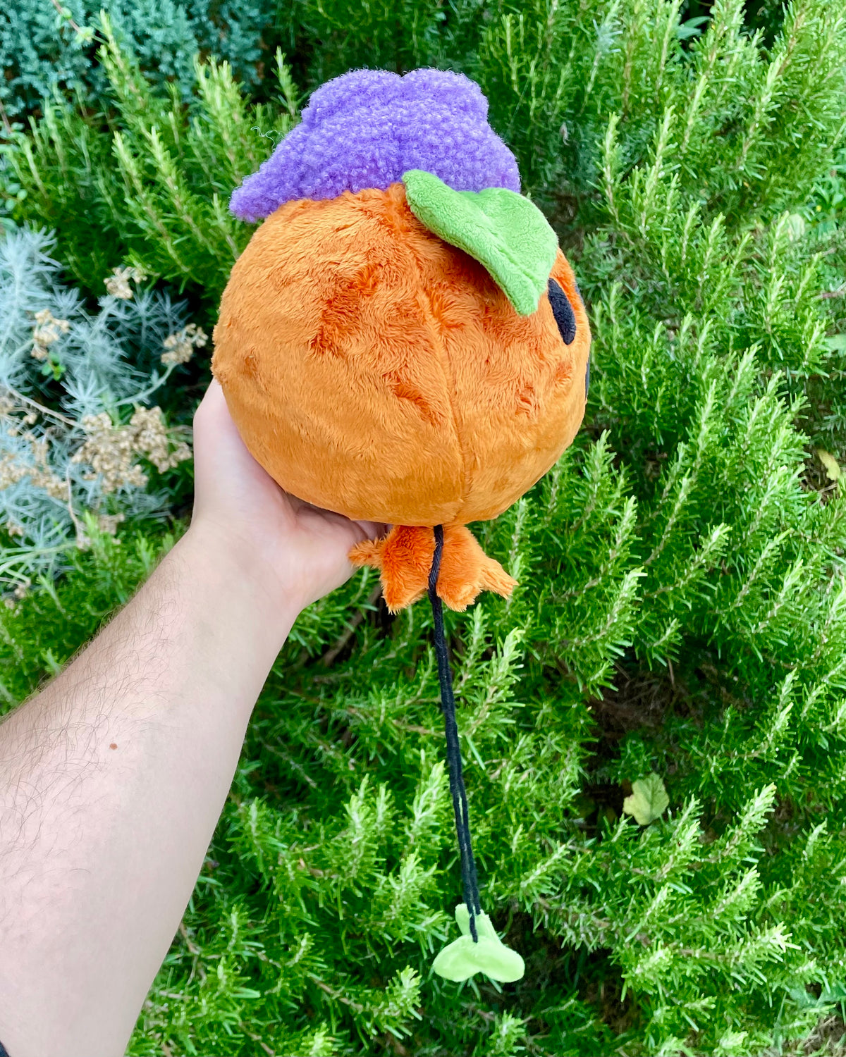 Ready to Post Pumpkin Halloween Ghost Balloon Plush