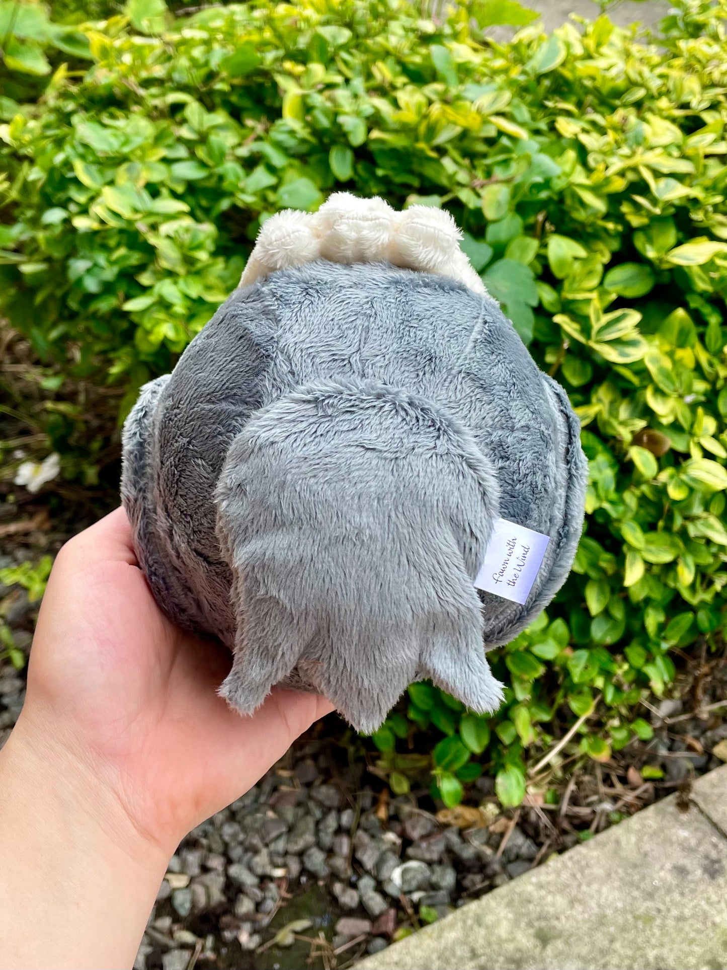 Hand-Crafted Plush, Made to Order - Cloaked Ghost Type with Skull Mask Pocket Monster Plush (Up to 3 week wait)