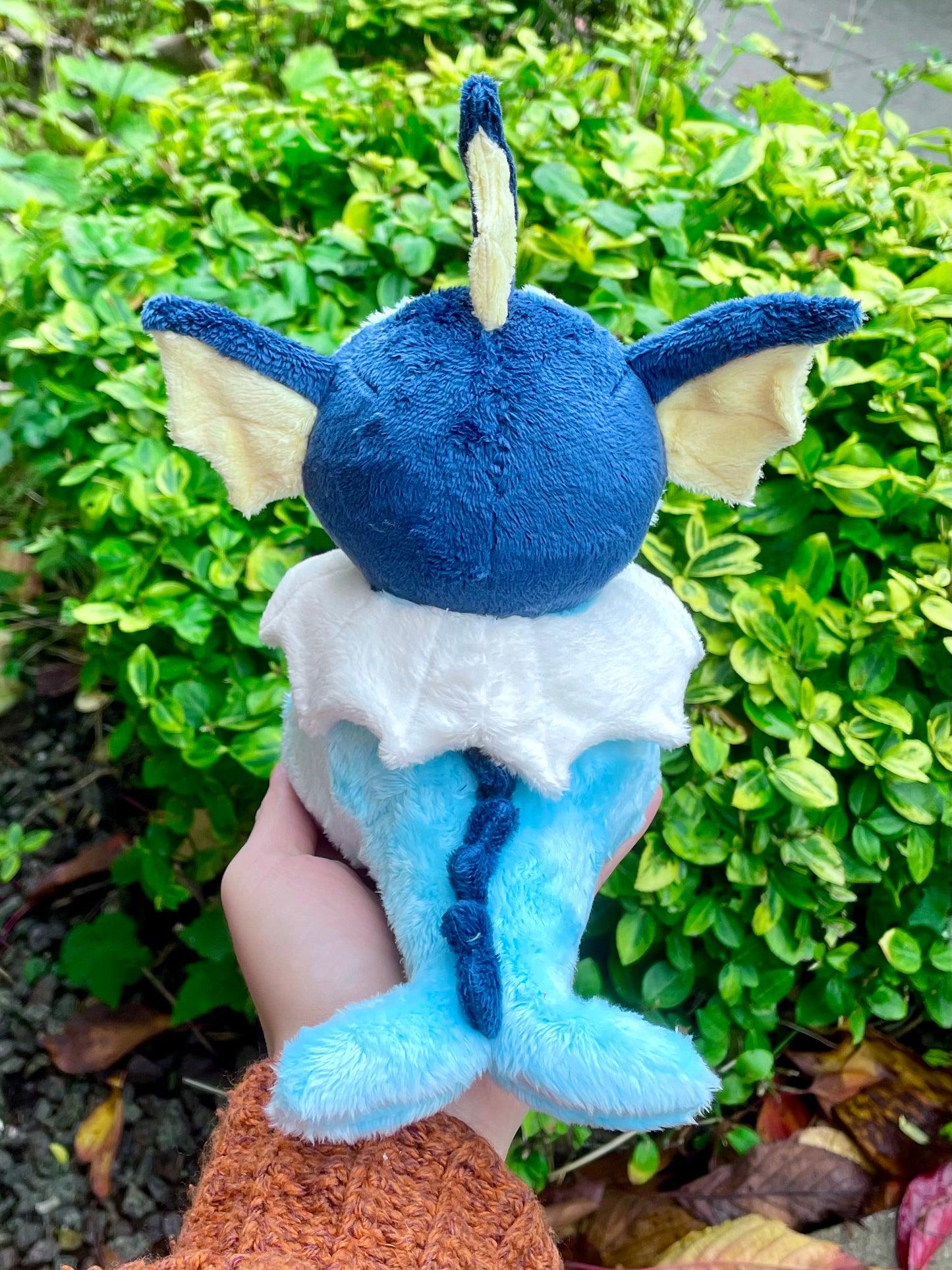 Hand-Crafted Plush - Turquoise Blue and Yellow, Super Soft Water Evolution Plush, Ready to Post