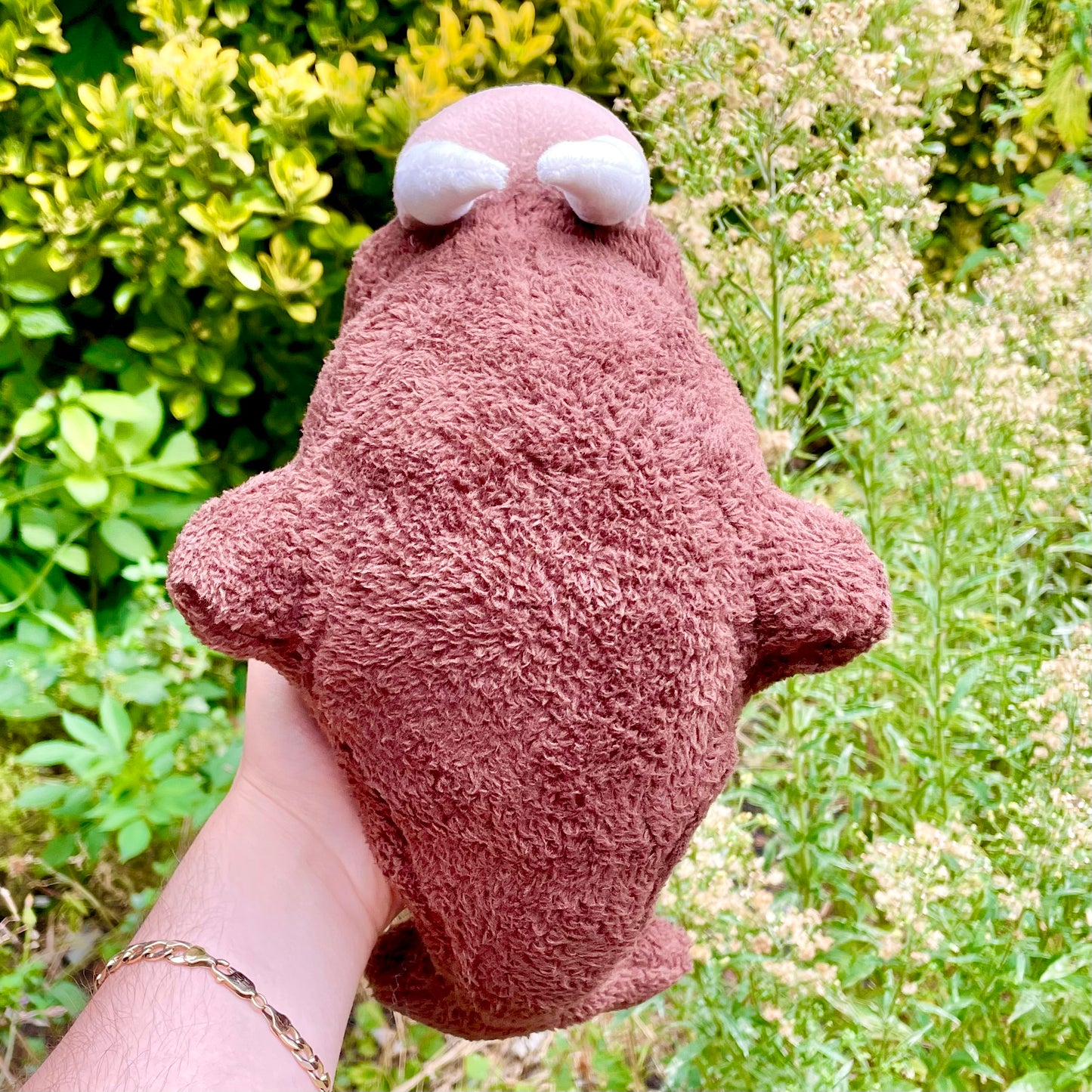 Super Fluffy Warm Brown Derpy Walrus Plushie