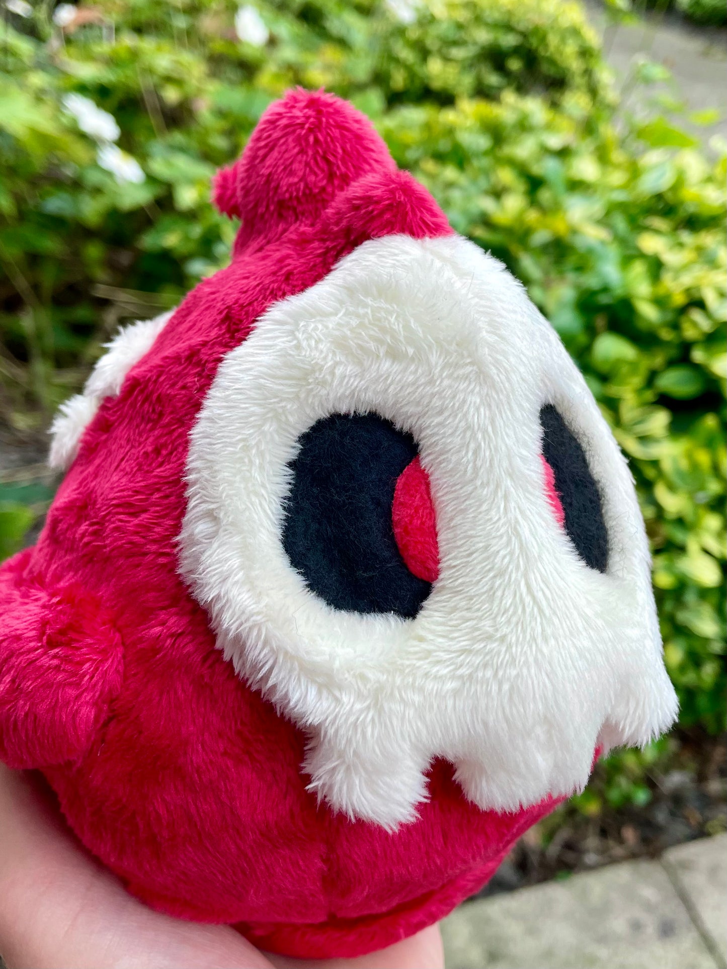 Hand-Crafted Plush, Made to Order - Cloaked Ghost Type with Skull Mask Pocket Monster Plush (Up to 3 week wait)