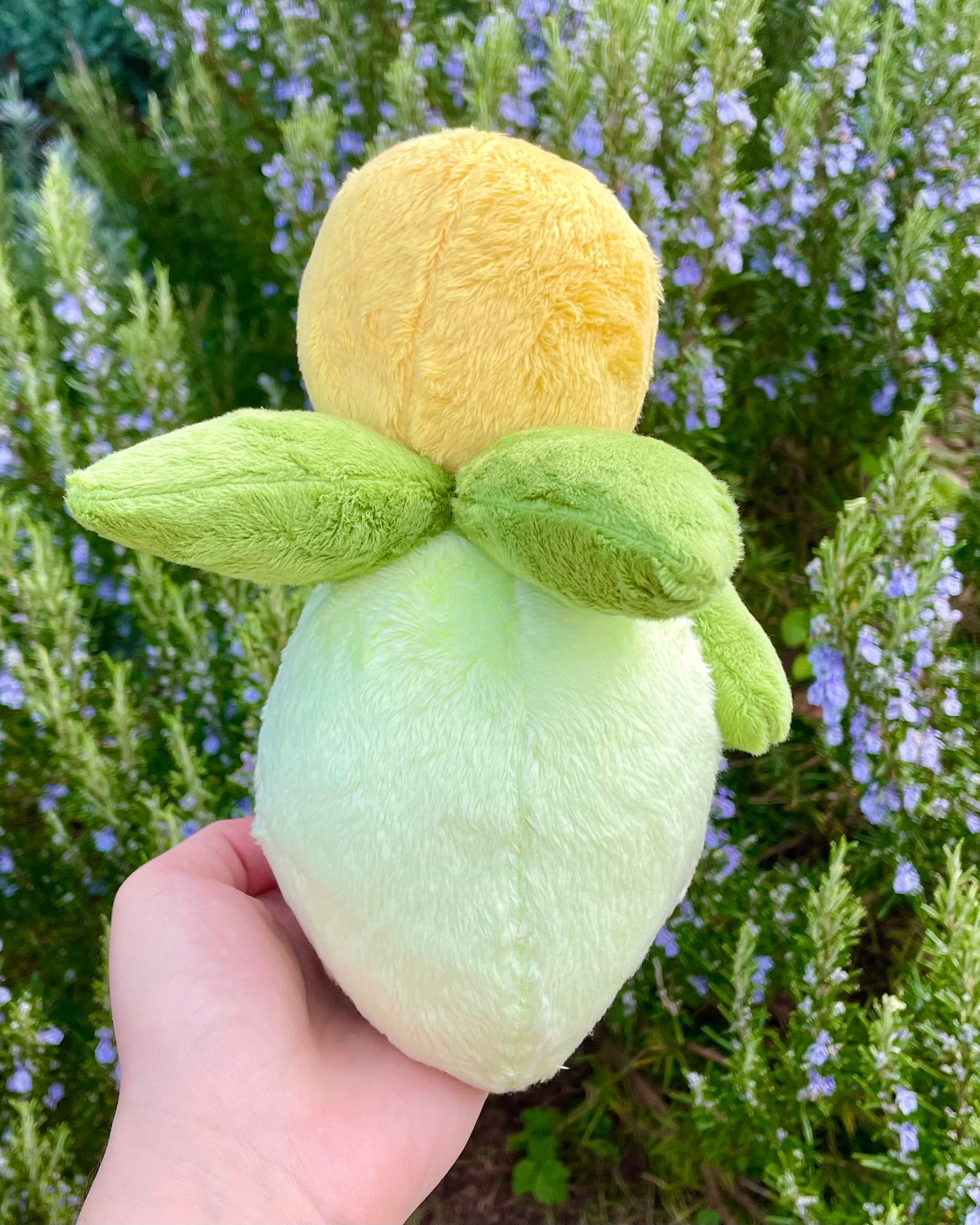 Hand-Crafted Plush, Made to Order - Small Olive Pocket Monster, Normal or Shiny Variation (Up to 4 Week Wait)