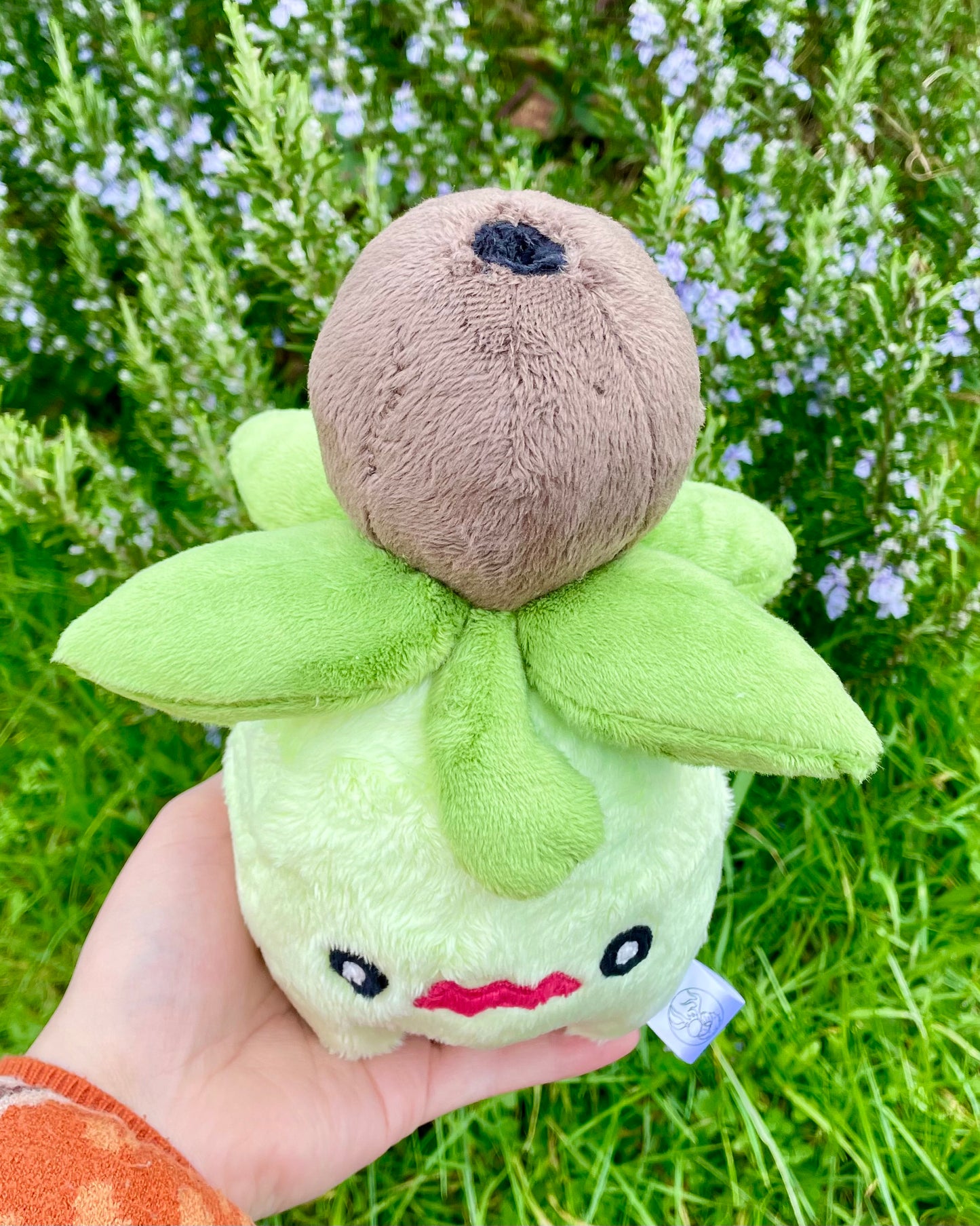 Hand-Crafted Plush, Made to Order - Small Olive Pocket Monster, Normal or Shiny Variation (Up to 4 Week Wait)