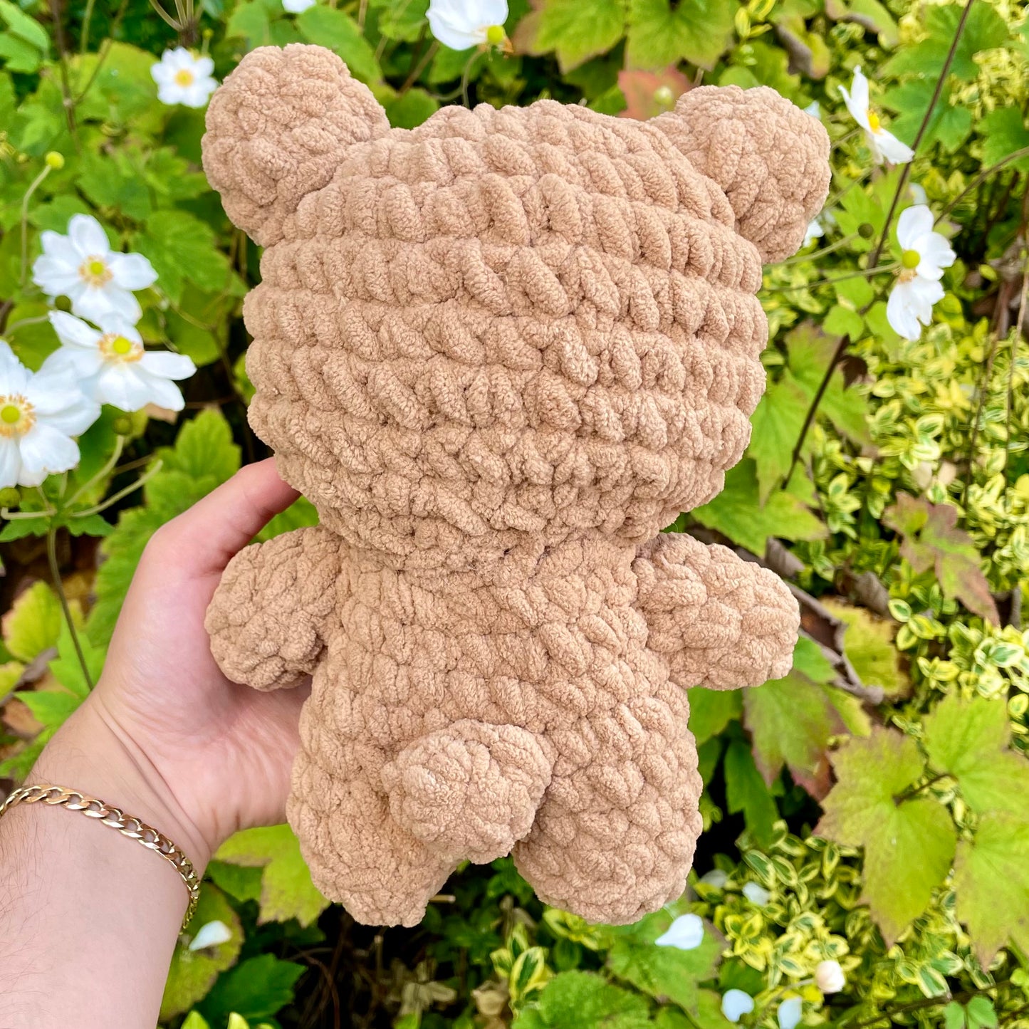 Extra Big Crocheted Stuffed Teddy Bear Plushie