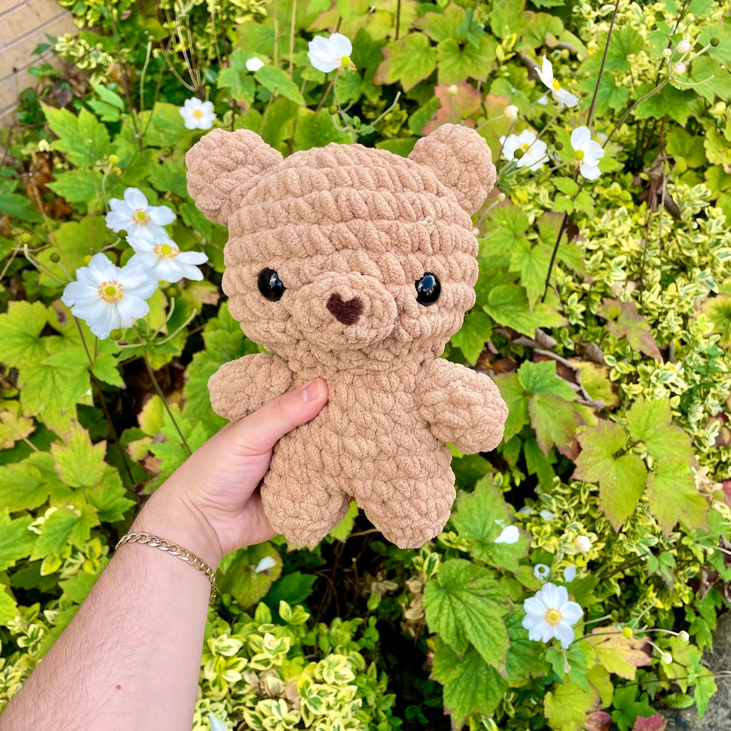 Extra Big Crocheted Stuffed Teddy Bear Plushie