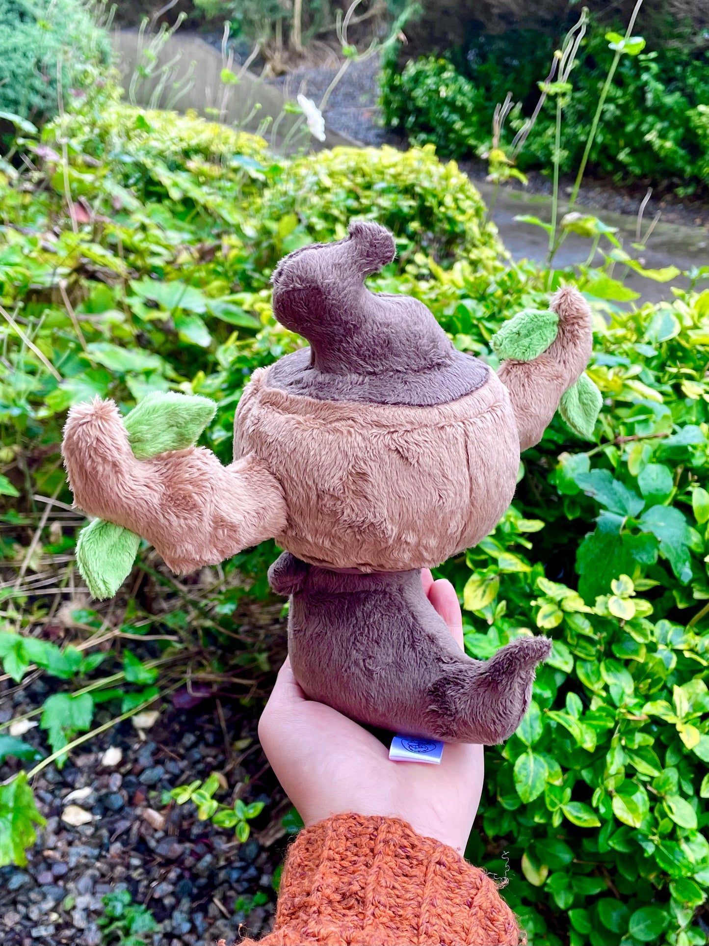 Hand-Crafted Plush, Made to Order - Ghost Tree Stump Pocket Monster, Normal or Shiny Variation