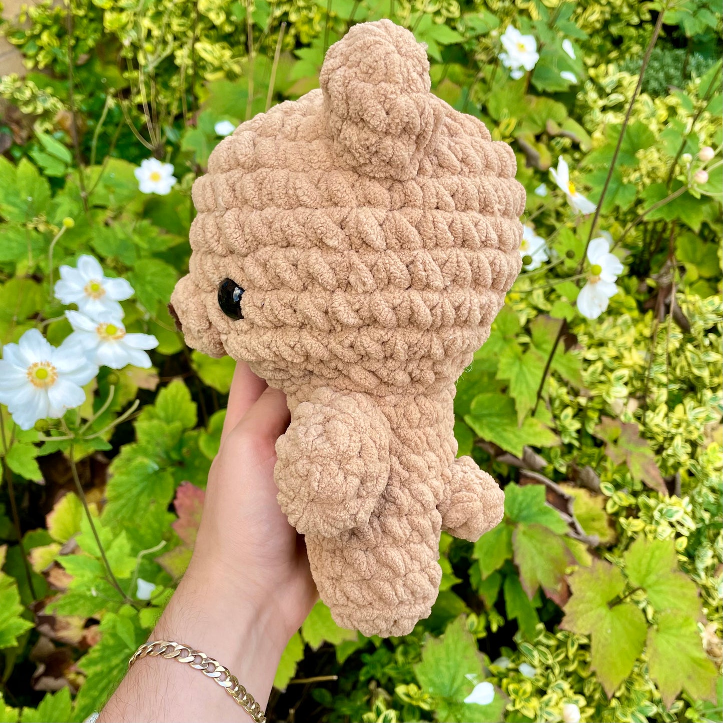 Extra Big Crocheted Stuffed Teddy Bear Plushie