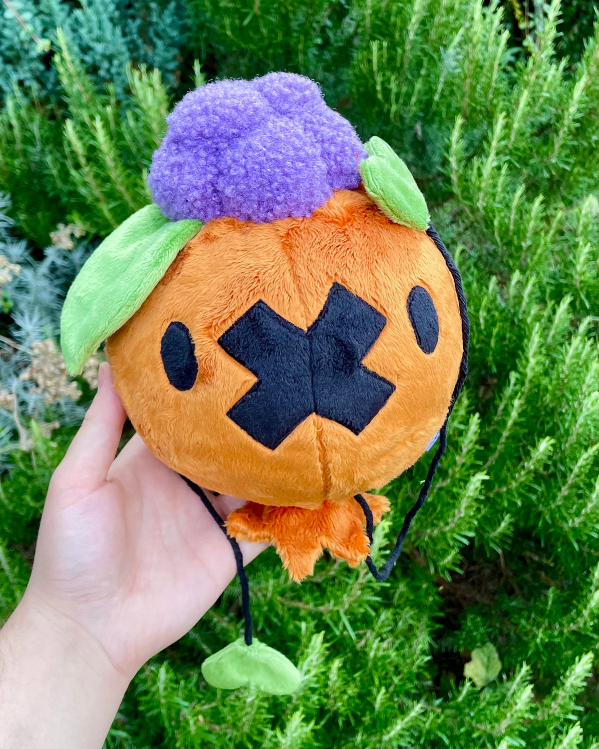 Ready to Post Pumpkin Halloween Ghost Balloon Plush