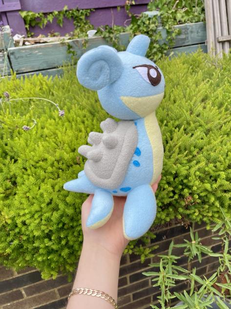 Pastel Blue, Yellow and Grey Pokémon Inspired Lapras